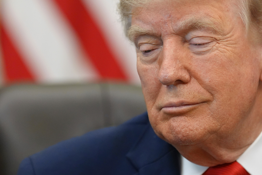 President Donald Trump is pictured during an event where he signs a proclamation about the fishing industry, in the Oval Office of the White House, Thursday, June 11, 2026, in Washington. (AP Photo/Jacquelyn Martin)