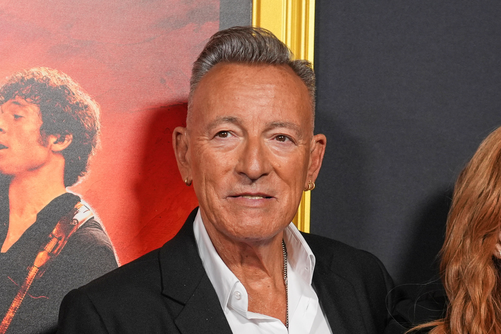 FILE - Bruce Springsteen appears at the AFI Fest premiere of "Springsteen: Deliver Me from Nowhere" in Los Angeles on Oct. 22, 2025. (AP Photo/Chris Pizzello, File)
