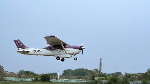 In this photo shared by Indian Institute of Technology, a plane takes off from Kanpur for New Delhi for a cloud seeding trial to combat air pollution in the capital, India, Tuesday, Oct. 28, 2025. (Indian Institute of Technology, Kanpur, via AP) In this photo shared by Indian Institute of Technology, a plane takes off from Kanpur for New Delhi for a cloud seeding trial to combat air pollution in the capital, India, Tuesday, Oct. 28, 2025. (Indian Institute of Technology, Kanpur, via AP)
