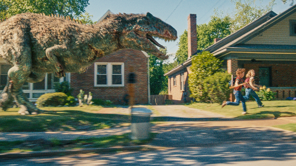 This image released by Warner Bros. Pictures shows a scene from "The End of Oak Street." (Warner Bros. Pictures via AP)