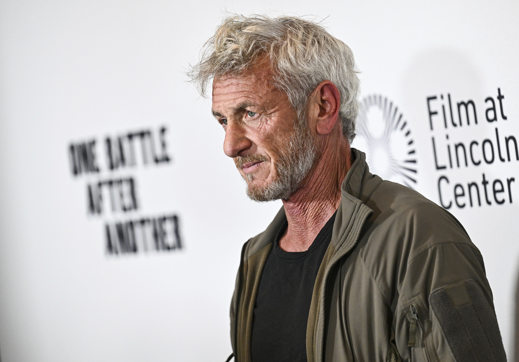Sean Penn attends a special screening of "One Battle After Another" at the Walter Reade Theater on Sunday, Sept. 21, 2025, in New York. (Photo by Evan Agostini/Invision/AP)