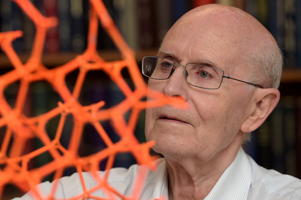 This undated image provided by the University of Melbourne, shows Richard Robson, who was one of three scientists awarded the Nobel Prize in Chemistry. (Paul Burston, University of Melbourne via AP)