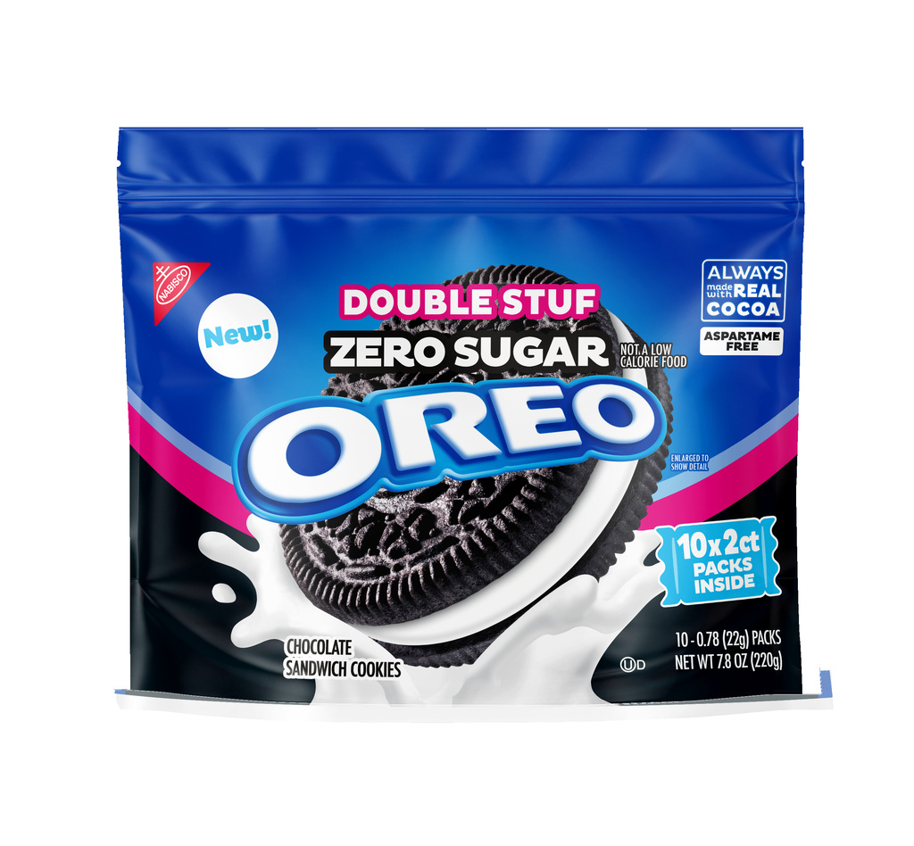 This image provided by Oreo shows Oreo Zero Sugar Cookies. (Oreo via AP)