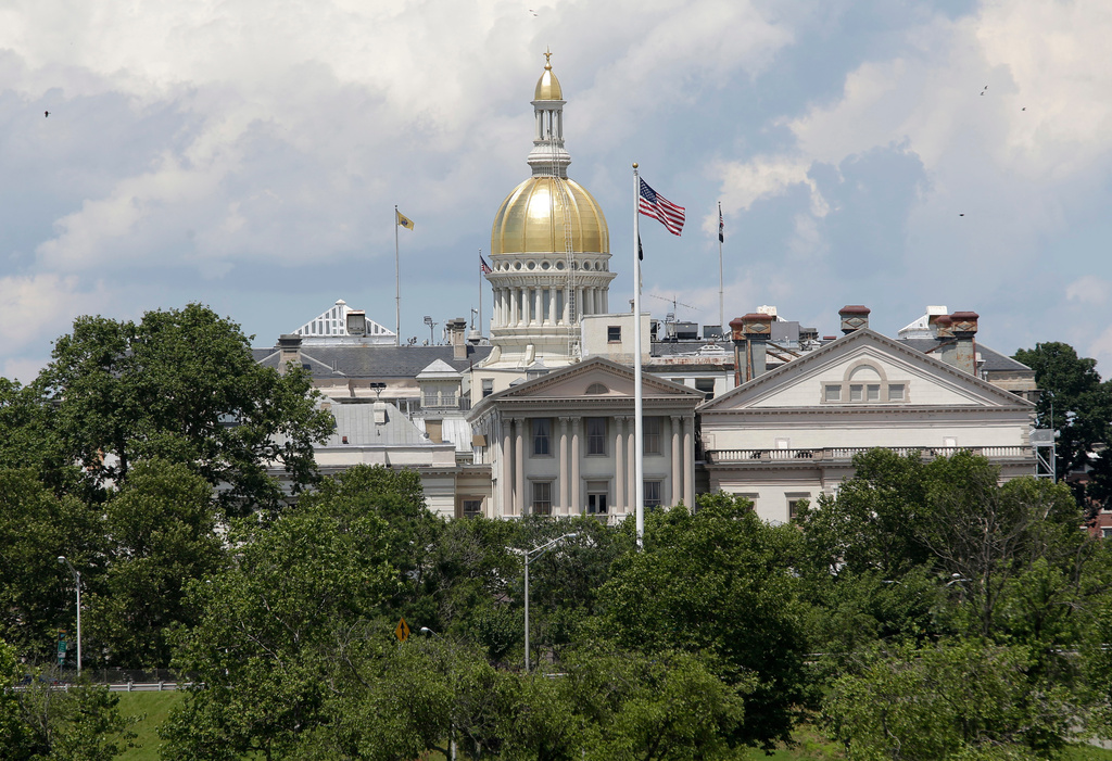 FILE - The New Jersey State House is seen in Trenton, N.J., June 27, 2017. (AP Photo/Seth Wenig, File)