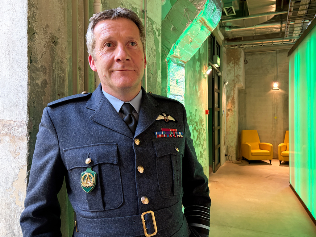 NATO Deputy Supreme Allied Commander Europe Air Chief Marshal Sir John Stringer is pictured at a security conference in Tallinn, Estonia, on Tuesday, Sept. 22, 2026. (AP Photo/Emma Burrows)