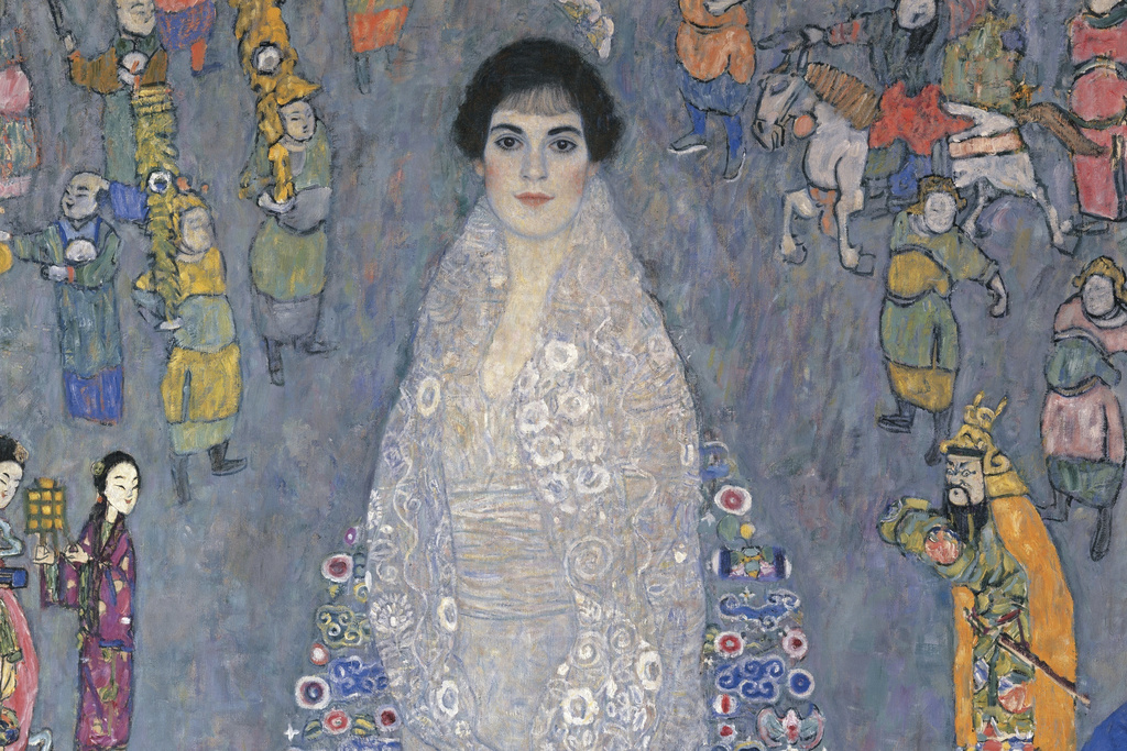 This image provided by Sotheby's shows Gustav Klimt's "Bildnis Elisabeth Lederer" (Portrait of Elisabeth Lederer), which sold for $236.4 million at auction Tuesday, Nov. 18, 2025, in New York. (Sotheby's via AP)