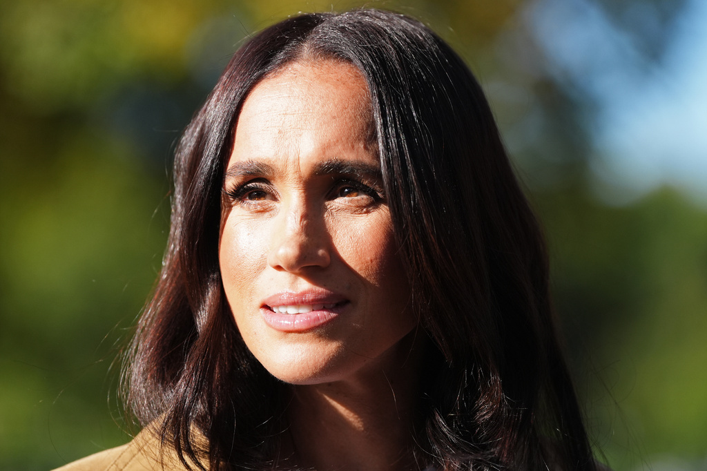 FILE - Meghan Markle, the Duchess of Sussex, takes part in the Scar Tree Walk in Melbourne, Australia, April 16, 2026. (Jonathan Brady/Pool Photo via AP, File)