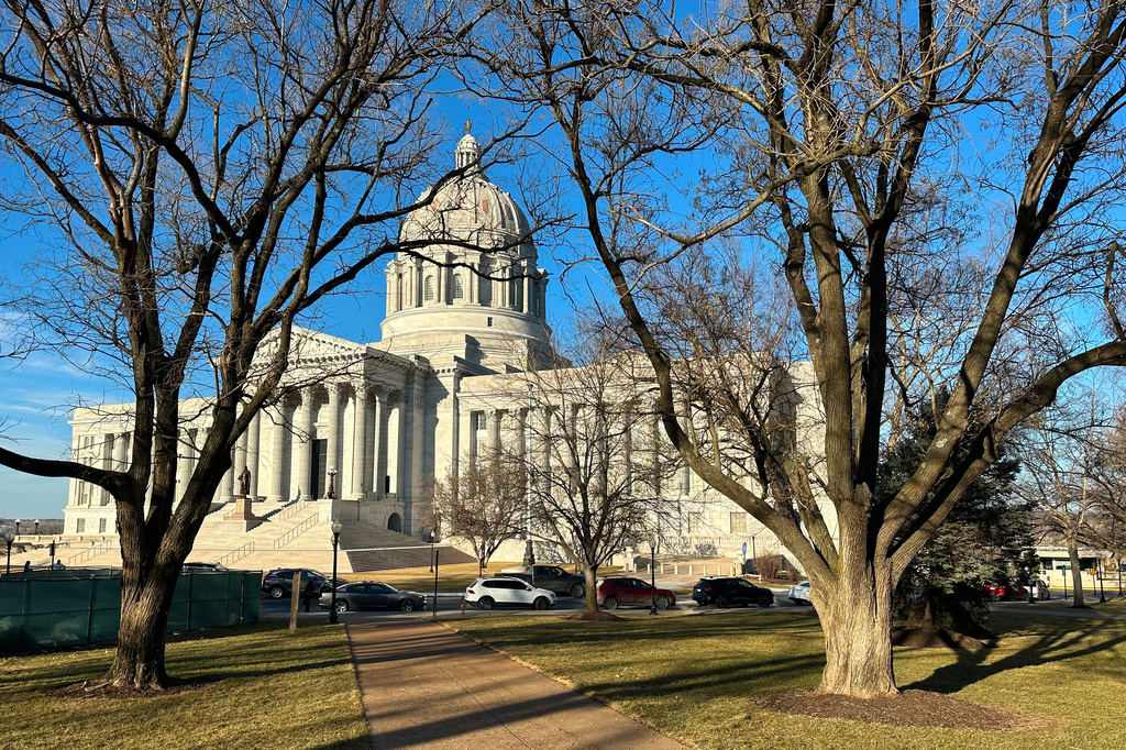 FILE - The Missouri Capitol is seen Feb. 9, 2026, in Jefferson City, Mo. (AP Photo/David A. Lieb, File)