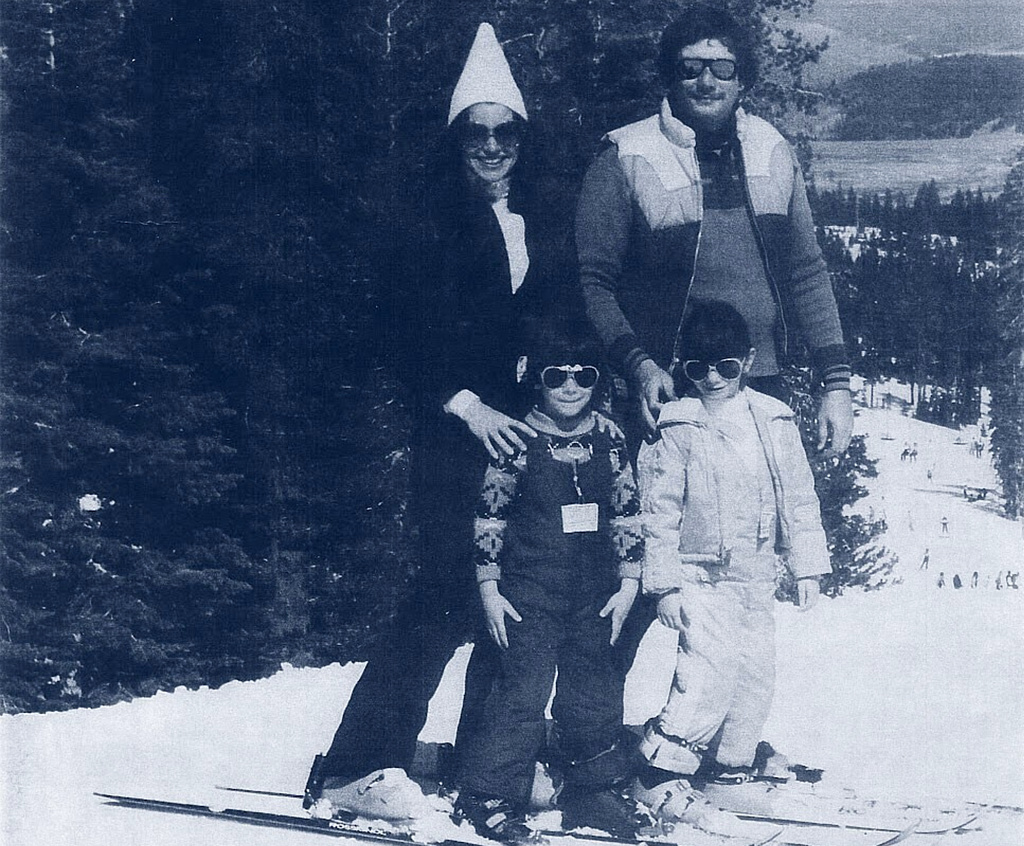 This undated photo provided by the Kovacich family shows, from top left, Janet, Paul, bottom left, Kristi and John Kovacich. (Kovacich Family via AP)