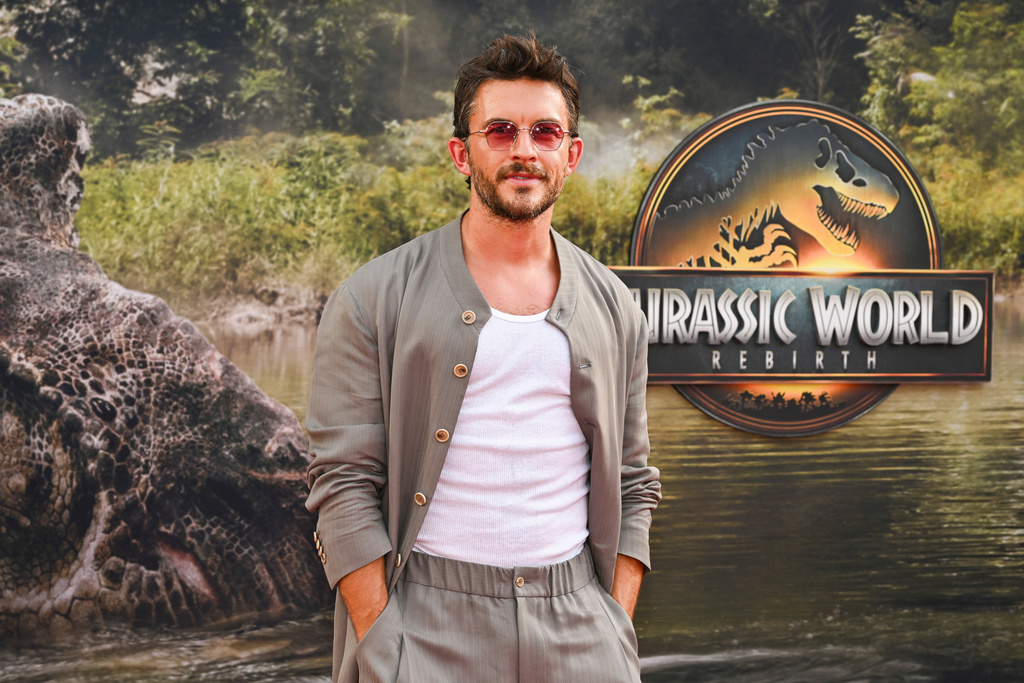 FILE - Jonathan Bailey attends the "Jurassic World Rebirth" premiere June 23, 2025, at Lincoln Center in New York. (Photo by Evan Agostini/Invision/AP, File)