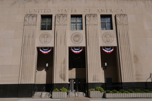 FILE - The U.S. District Court is seen, Wednesday, Sept. 10, 2025, in Detroit. (AP Photo/Ryan Sun. file) FILE - The U.S. District Court is seen, Wednesday, Sept. 10, 2025, in Detroit. (AP Photo/Ryan Sun. file)