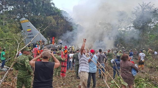 Mapi Army Military plane with 121 aboard crashes in Colombia, killing at least 1 ...
