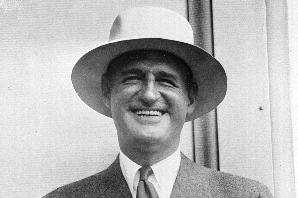 FILE - Former football player Walter Camp Jr., is shown at the Yale Club in New York, on Sept. 24, 1929. (AP Photo/File)