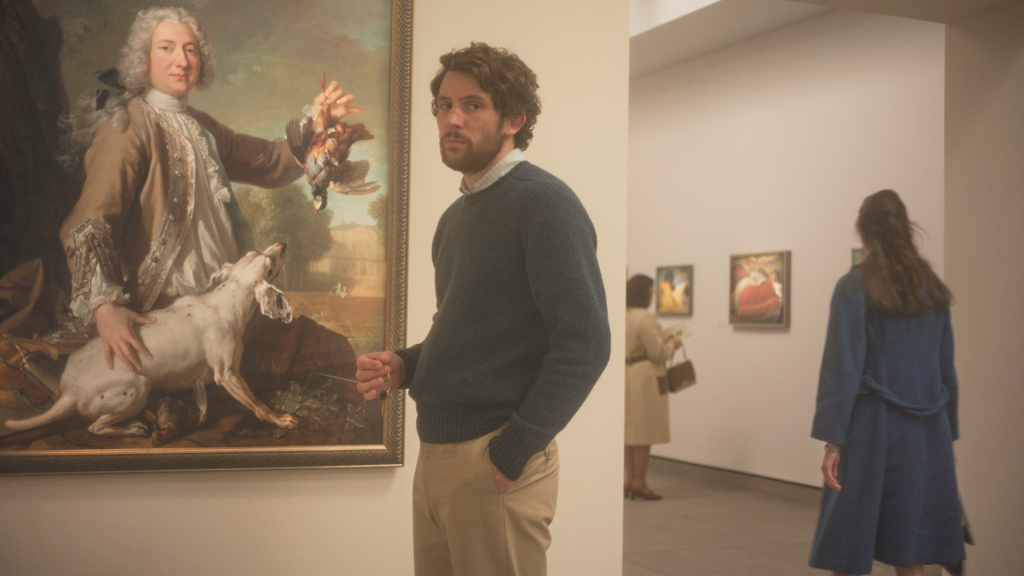 This image released by Mubi shows Josh O'Connor in a scene from "The Mastermind." (Mubi via AP)