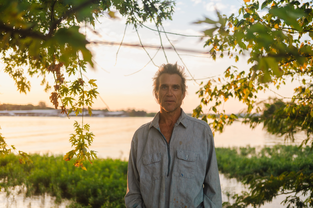 In this photo provided by Missing Piece Group, Todd Snider poses for a portrait in Hendersonville, Tenn., in September 2025. (Angelina Castillo via AP)