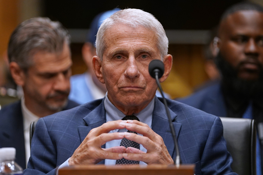 Dr. Anthony Fauci appears before the Senate Homeland Security and Governmental Affairs Committee at the Capitol, Wednesday, July 29, 2026, in Washington. (AP Photo/Allison Robbert)