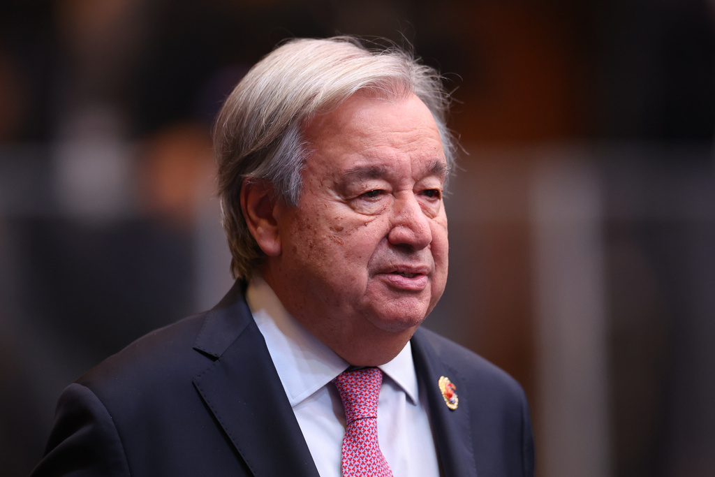 U.N. Secretary-General Antonio Guterres attends the 15th ASEAN - United Nations (UN) Summit, as part of the 47th Association of Southeast Asian Nations (ASEAN) summit in Kuala Lumpur, Malaysia, Oct. 27, 2025. (Chalinee Thirasupa/Pool Photo via AP)