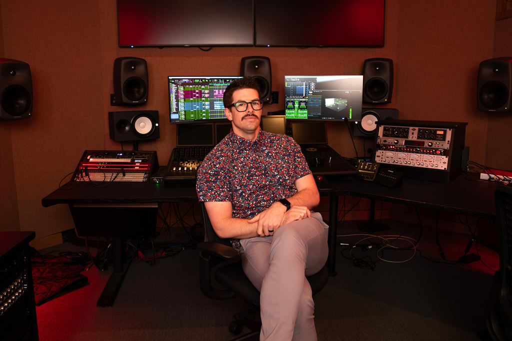 Andrew Law poses for a portrait at Amazon's studio 126 in Culver City, Calif on Monday, Dec. 29, 2025. (Photo by Rebecca Cabage/Invision/AP)
