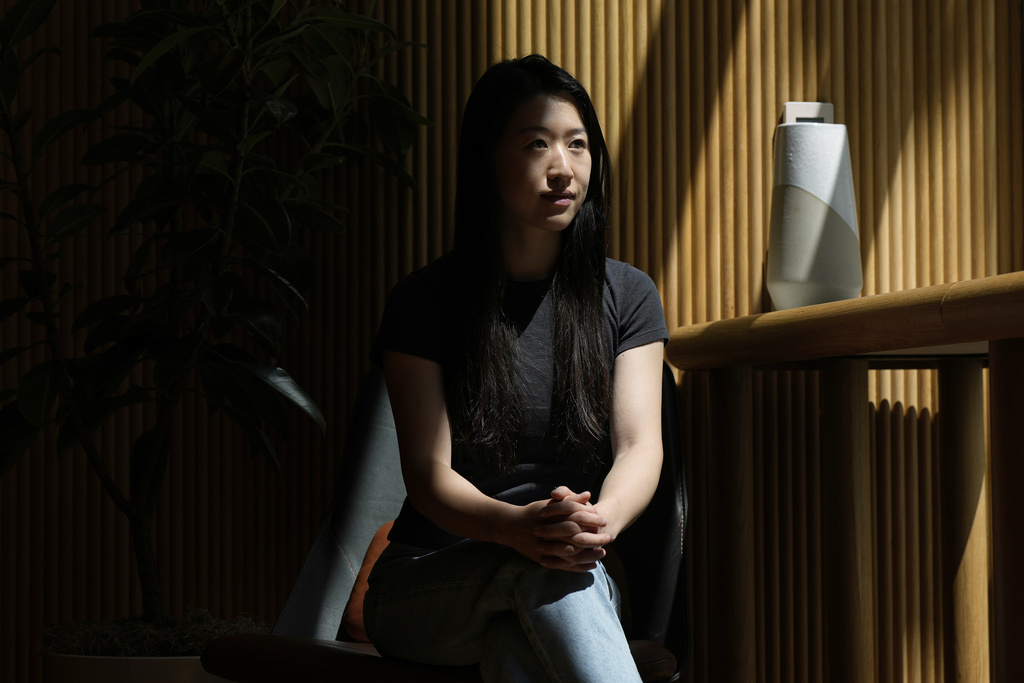 Cat Wu, Claude Code product manager, is photographed at Anthropic headquarters in San Francisco, Wednesday, Aug. 27, 2025. (AP Photo/Godofredo A. Vásquez)