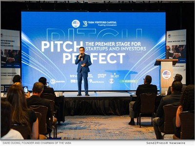IMAGE CAPTION: David Duong, founder and chairman of the Vietnamese American Business Association (VABA), delivers a keynote address at Pitch Perfect Season 4 in Orange County, California, in September 2025. The event brought together more than 260 entrepreneurs, investors and business leaders, highlighting VABA's commitment to supporting startups, fostering innovation and connecting emerging businesses with investment opportunities. | The Vietnamese American Business Association (VABA) marks its 15th anniversary this year, celebrating its growth from a Silicon Valley business organization founded in 2011 into an international network connecting more than 2,200 professionals and 720 businesses across 12 U.S. states and eight countries.
