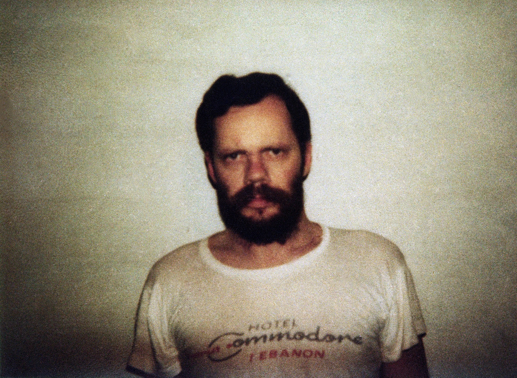 FILE - Associated Press journalist Terry A. Anderson appears in a photo taken while he was being held captive by the Islamic Jihad in Beirut, Lebanon, Oct. 21, 1988. (AP Photo, File)