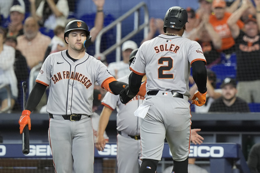 Rookie Keaton Winn throws six solid innings. Giants beat Marlins 3-1 to win series | AM 1440 KYCR - Minneapolis, MN