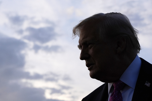 FILE - President Donald Trump speaks with reporters before boarding Air Force One at Morristown Airport, Sept. 14, 2025, in Morristown, N.J. (AP Photo/Alex Brandon, File) FILE - President Donald Trump speaks with reporters before boarding Air Force One at Morristown Airport, Sept. 14, 2025, in Morristown, N.J. (AP Photo/Alex Brandon, File)