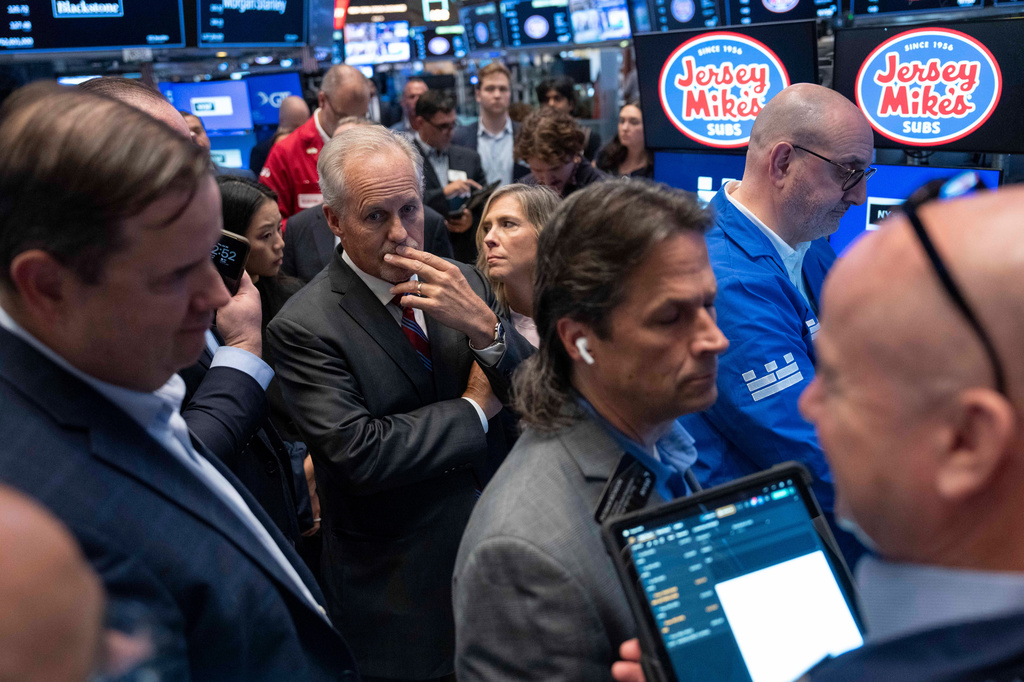 Jersey Mike's Subs' CEO Charlie Morrison waits for his company's IPO on the floor of the New York Stock Exchange, Thursday, July 30, 2026, in New York. (AP Photo/Yuki Iwamura)