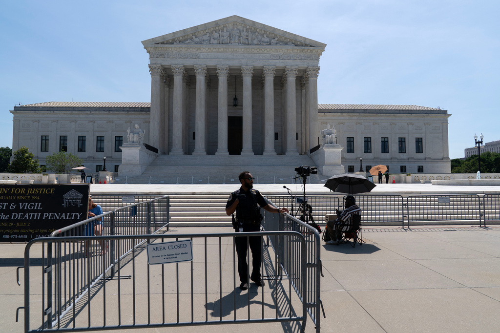 The Supreme Court is seen Tuesday, June 30, 2026, on Capitol Hill in Washington. (AP Photo/Jose Luis Magana)