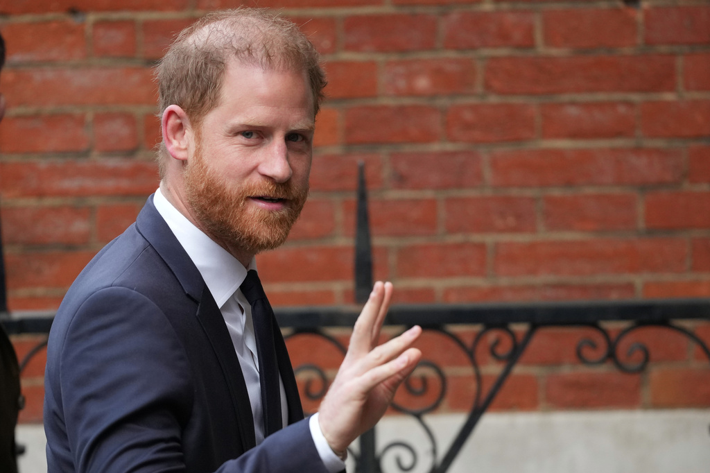 FILE - Britain's Prince Harry arrives at London's High Court in London, Tuesday, Jan. 20, 2026. (AP Photo/Alastair Grant, File)