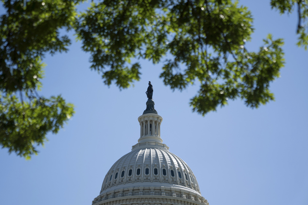 The U.S. Capitol, Wednesday, June 3, 2026, in Washington. (AP Photo/Allison Robbert)