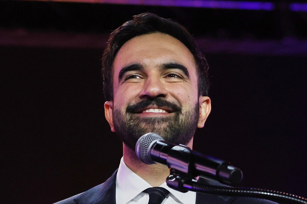 FILE - New York City mayoral candidate Zohran Mamdani speaks during a rally, Oct. 26, 2025, in New York. (AP Photo/Heather Khalifa, File)