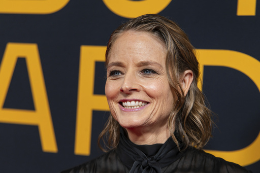 Jodie Foster arrives on the red carpet for the TIFF Tribute Awards at the Toronto International Film Festival in Toronto, Sunday, Sept. 7, 2025. (Laura Proctor/The Canadian Press via AP) Jodie Foster arrives on the red carpet for the TIFF Tribute Awards at the Toronto International Film Festival in Toronto, Sunday, Sept. 7, 2025. (Laura Proctor/The Canadian Press via AP)
