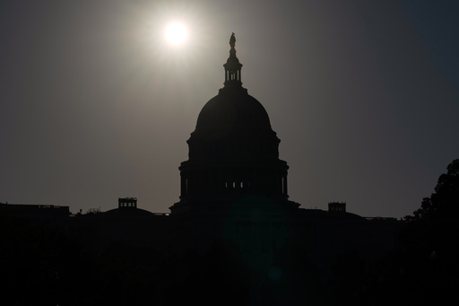 The U.S. Capitol is seen at sunrise on the 6th day of the government shutdown, at the Capitol in Washington, Monday, Oct. 6, 2025. (AP Photo/Jose Luis Magana) The U.S. Capitol is seen at sunrise on the 6th day of the government shutdown, at the Capitol in Washington, Monday, Oct. 6, 2025. (AP Photo/Jose Luis Magana)