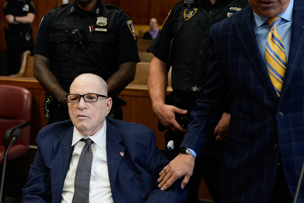 Harvey Weinstein appears in court in New York, Thursday, Jan. 8, 2026. (AP Photo/Seth Wenig, Pool)