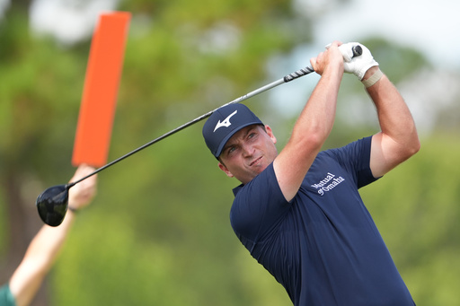 Steven Fisk watches his drive from the No. 1 tee during the fourth round of the Sanderson Farms Championship golf tournament, Sunday, Oct. 5, 2025, in Jackson, Miss. (AP Photo/Rogelio V. Solis) Steven Fisk watches his drive from the No. 1 tee during the fourth round of the Sanderson Farms Championship golf tournament, Sunday, Oct. 5, 2025, in Jackson, Miss. (AP Photo/Rogelio V. Solis)