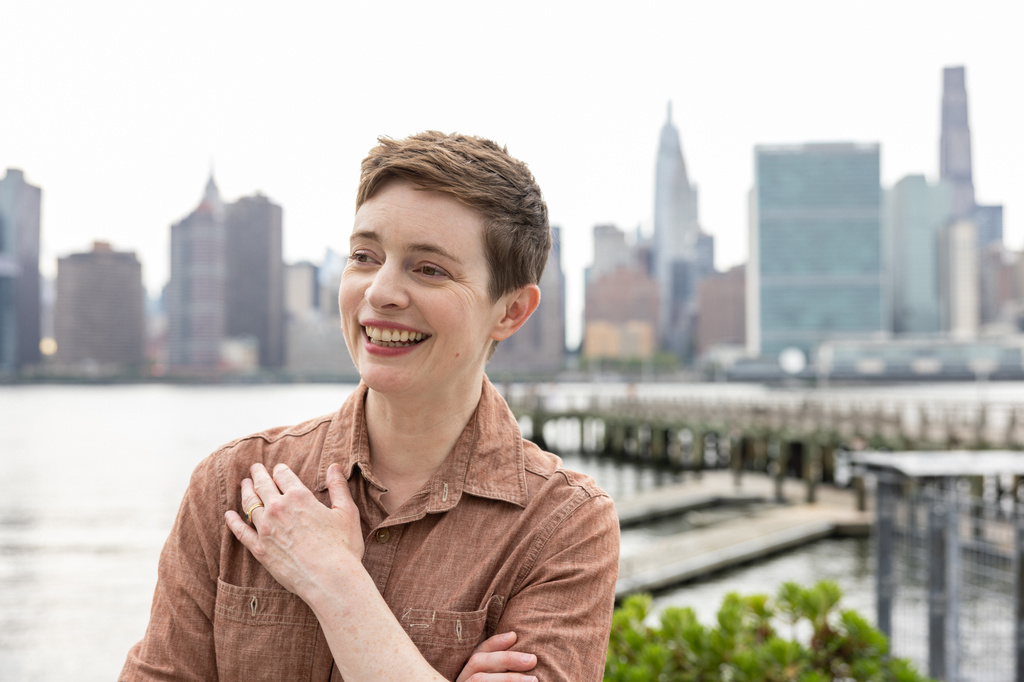 Emily St. John Mandel poses for a portrait on Monday, Aug. 31, 2026, in New York. (Photo by Matt Licari/Invision/AP)