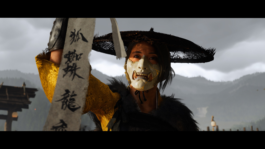 This image released by Sony shows a scene from the video game "Ghost of Yōtei." (Sony via AP)