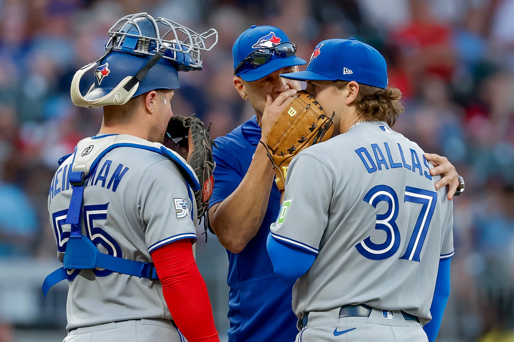 Blue Jays rookie Dallas says 'a little God wink' set stage for beating Braves in major league debut