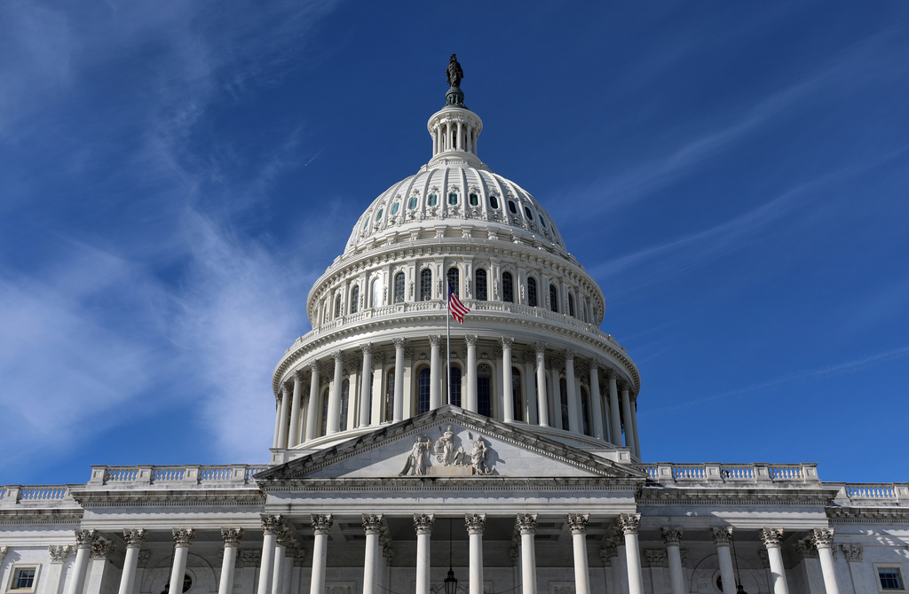 The U.S. Capitol is photographed Friday, Jan. 30, 2026, in Washington. (AP Photo/Rahmat Gul)