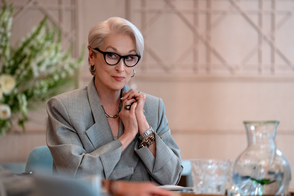 This image released by 20th Century Studios shows Meryl Streep in a scene from "The Devil Wears Prada 2." (Macall Polay/20th Century Studios via AP)