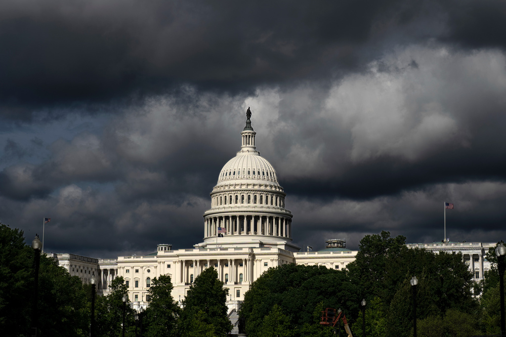 The Capitol is seen in Washington, Tuesday evening, June 23, 2026. (AP Photo/J. Scott Applewhite)