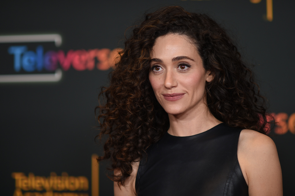 Emmy Rossum attends the Television Academy Televerse 26 Festival on Saturday, Aug. 15, 2026, at the JW Marriott Los Angeles L.A. LIVE in Los Angeles. (Photo by Richard Shotwell/Invision/AP)