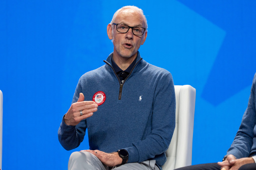 Chief Medical Officer of the U.S. Olympic & Paralympic Committee Dr. Jonathan Finnoff speaks during a press conference during Team USA Media Summit, on Tuesday, Oct. 28, 2025, in New York. (AP Photo/Yuki Iwamura) Chief Medical Officer of the U.S. Olympic & Paralympic Committee Dr. Jonathan Finnoff speaks during a press conference during Team USA Media Summit, on Tuesday, Oct. 28, 2025, in New York. (AP Photo/Yuki Iwamura)