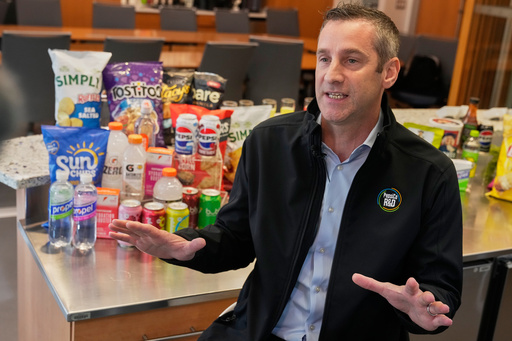 Damien Browne, vice president of research and development for PepsiCo's beverages, is interviewed at the company's R&D Campus, in Valhalla, NY, Friday, Sept. 19, 2025. (AP Photo/Richard Drew) Damien Browne, vice president of research and development for PepsiCo's beverages, is interviewed at the company's R&D Campus, in Valhalla, NY, Friday, Sept. 19, 2025. (AP Photo/Richard Drew)