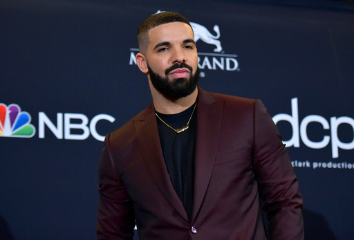 FILE - Drake attends the Billboard Music Awards in Las Vegas, May 1, 2019. (Photo by Richard Shotwell/Invision/AP, File) FILE - Drake attends the Billboard Music Awards in Las Vegas, May 1, 2019. (Photo by Richard Shotwell/Invision/AP, File)