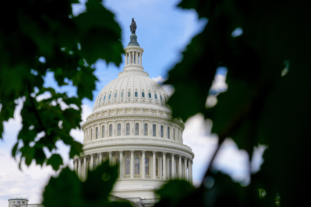 The U.S Capitol is photographed Friday, July 24, 2026, in Washington. (AP Photo/Mariam Zuhaib)
