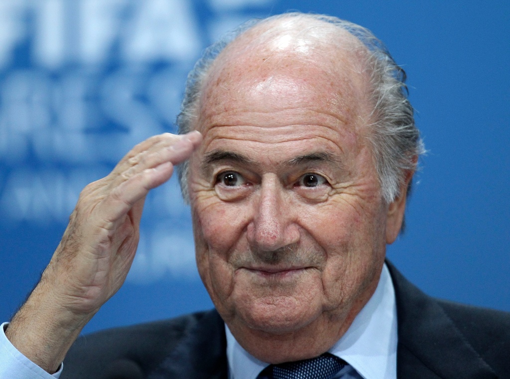 FILE - In this June 1, 2011, file photo, Sepp Blatter gestures during a press conference in Zurich, Switzerland. (AP Photo/Michael Probst, File)