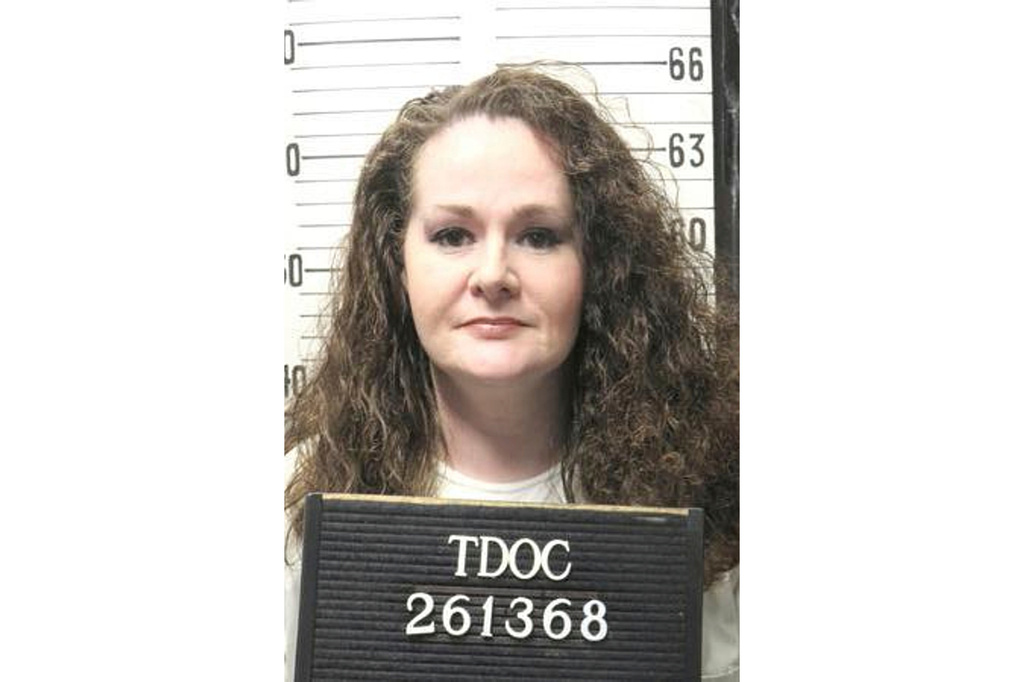 This photo provided by the Tennessee Department of Correction shows Christa Pike on Jan. 12, 2023. (TDOC via AP)