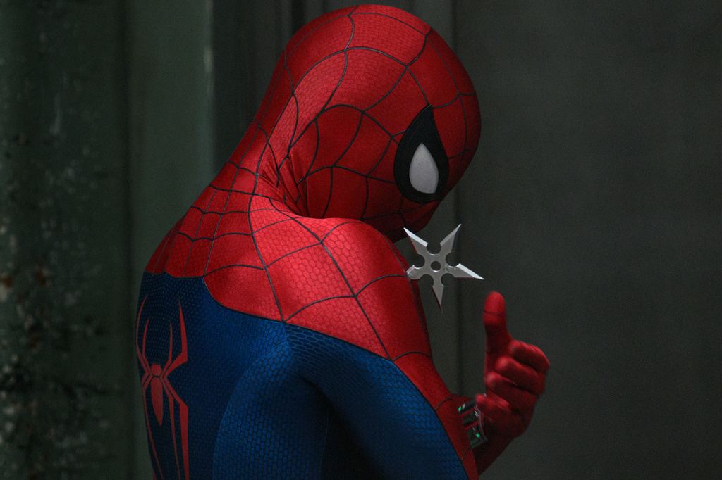 This image released by Sony Pictures shows a scene from "Spider-Man: Brand New Day." (Sony Pictures via AP)